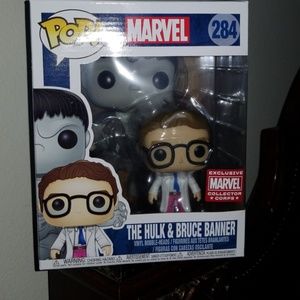 Hulk and Bruce Banner pop